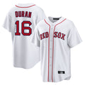 Boles B.Red Sox #16 Jarren Duran Player White Home Game Stitched Jersey