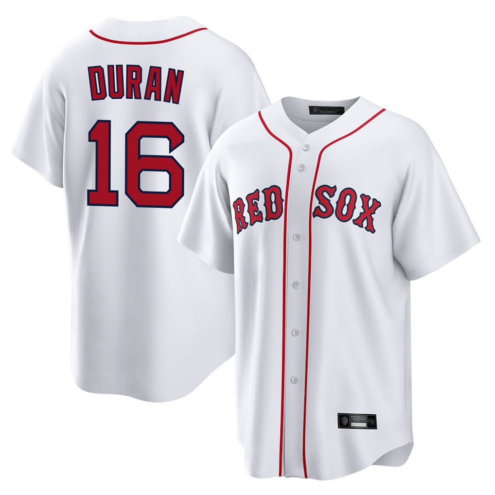 Boles B.Red Sox #16 Jarren Duran Player White Home Game Stitched Jersey