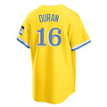Boles B.Red Sox #16 Jarren Duran Player Yellow Home Game Stitched Jerseys