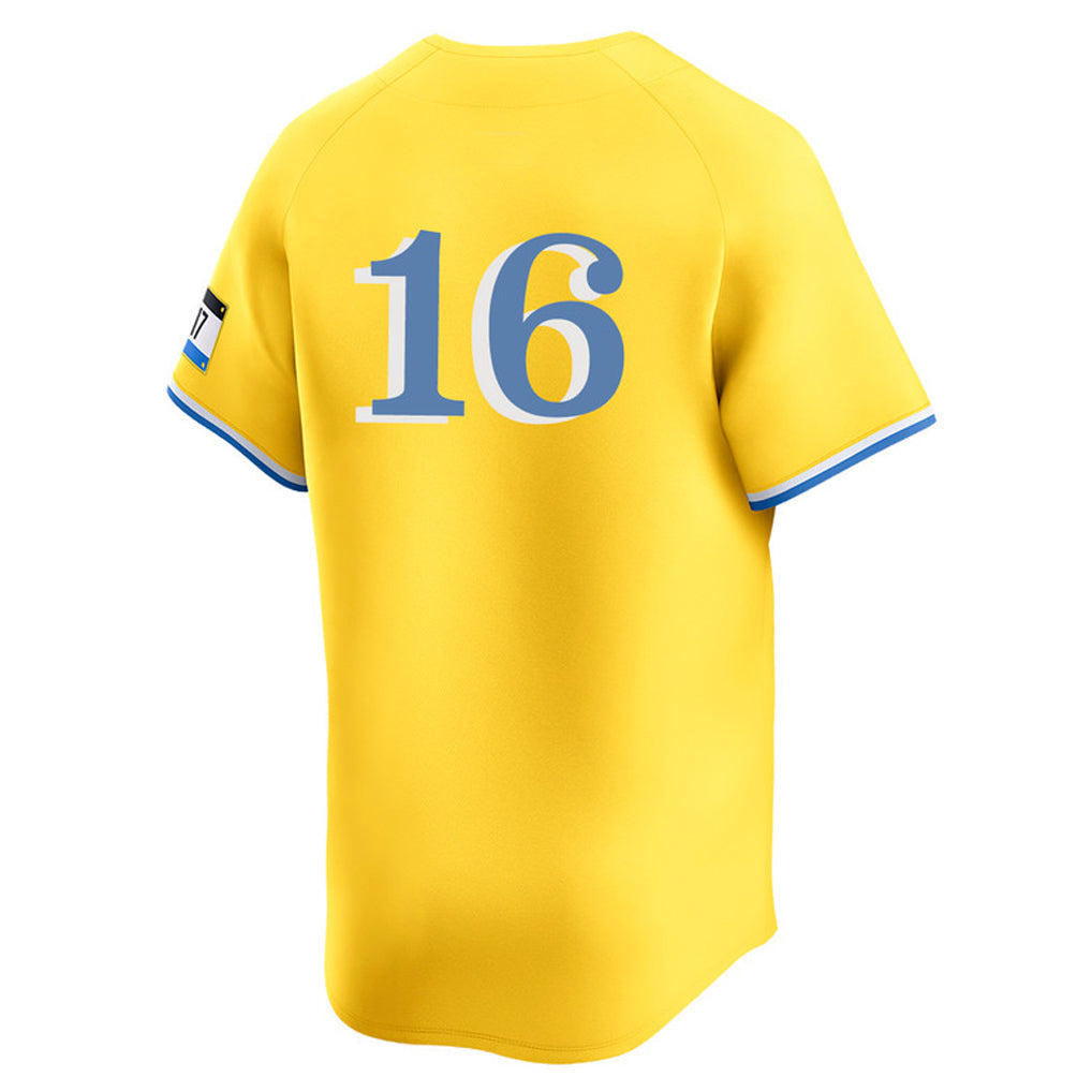 Boles B.Red Sox #16 Jarren Duran Player Yellow Limited Home Game Stitched Jerseys