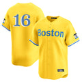 Boles B.Red Sox #16 Jarren Duran Player Yellow Limited Home Game Stitched Jersey