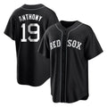 Boles B.Red Sox #19 Roman Anthony Player Black Home Game Stitched Jerseys