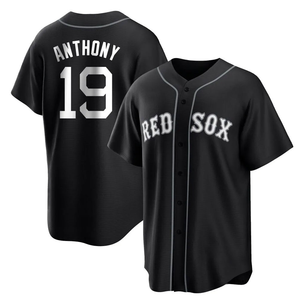 Boles B.Red Sox #19 Roman Anthony Player Black Home Game Stitched Jerseys