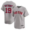 Boles B.Red Sox #19 Roman Anthony Player Gray Road Limited Home Game Stitched Jerseys