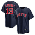 Boles B.Red Sox #19 Roman Anthony Player Navy Home Game Stitched Jerseys