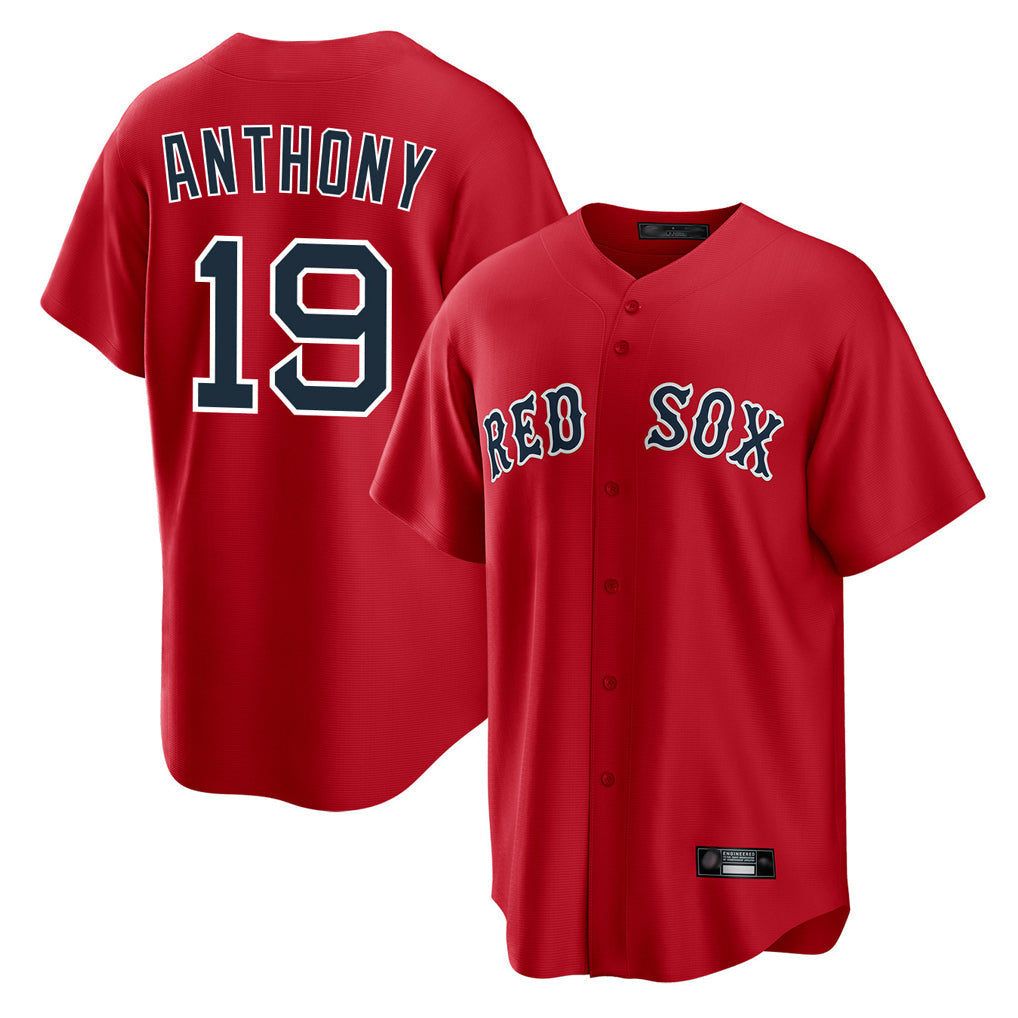 Boles B.Red Sox #19 Roman Anthony Player Red Home Game Stitched Jerseys