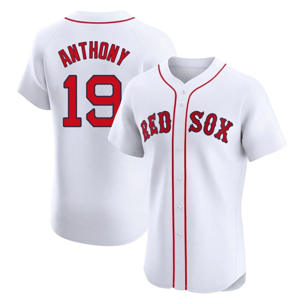 Boles B.Red Sox #19 Roman Anthony Player White Limited Elite Home Game Stitched Jerseys