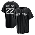 Boles B.Red Sox #22 Garrett Whitlock Player Black Home Game Stitched Jerseys