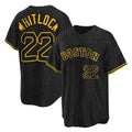 Boles B.Red Sox #22 Garrett Whitlock Player Black Snake Skin City Home Game Stitched Jerseys