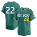 Boles B.Red Sox #22 Garrett Whitlock Player Green City Connect Limited Home Game Stitched Jerseys