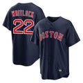 Boles B.Red Sox #22 Garrett Whitlock Player Navy Home Game Stitched Jerseys