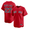 Boles B.Red Sox #22 Garrett Whitlock Player Red Limited Home Game Stitched Jerseys