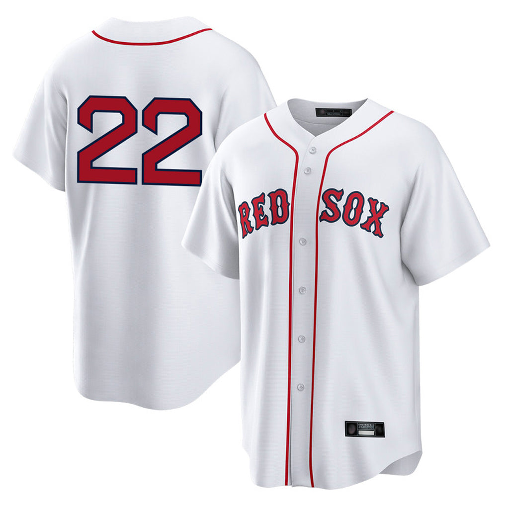 Boles B.Red Sox #22 Garrett Whitlock Player White Home Game Stitched Jerseys