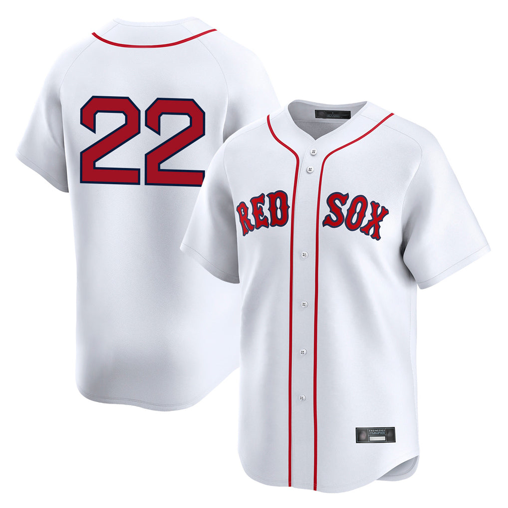 Boles B.Red Sox #22 Garrett Whitlock Player White Limited Home Game Stitched Jerseys