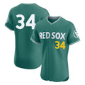 Boles B.Red Sox #34 David Ortiz Player Green City Connect Limited Elite Home Game Stitched Jerseys