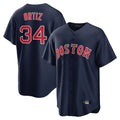 Boles B.Red Sox #34 David Ortiz Player Navy Home Game Stitched Jerseys