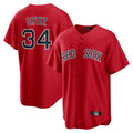 Boles B.Red Sox #34 David Ortiz Player Red Home Game Stitched Jerseys