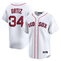 Boles B.Red Sox #34 David Ortiz Player White Limited Home Game Stitched Jerseys