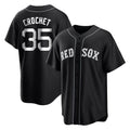 Boles B.Red Sox #35 Garrett Crochet Player Black Home Game Stitched Jerseys