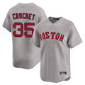 Boles B.Red Sox #35 Garrett Crochet Player Gray Road Limited Home Game Stitched Jerseys