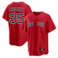 Boles B.Red Sox #35 Garrett Crochet Player Red Home Game Stitched Jerseys