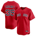 Boles B.Red Sox #35 Garrett Crochet Player Red Limited Home Game Stitched Jerseys
