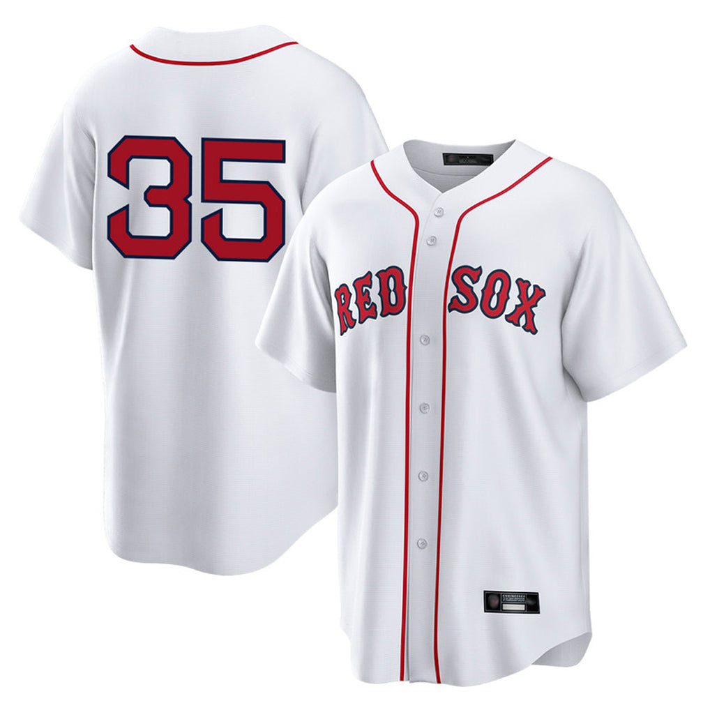 Boles B.Red Sox #35 Garrett Crochet Player White Home Game Stitched Jerseys