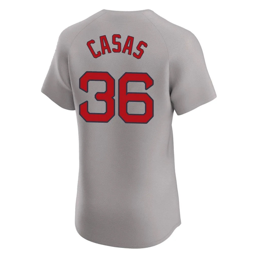 Boles B.Red Sox #36 Triston Casas Player Gray Road Limited Elite Home Game Stitched Jerseys