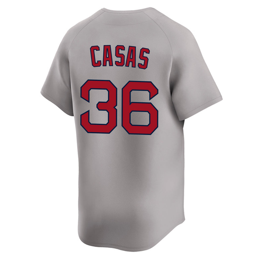 Boles B.Red Sox #36 Triston Casas Player Gray Road Limited Home Game Stitched Jerseys