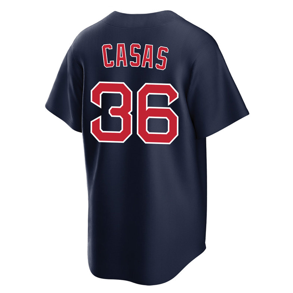 Boles B.Red Sox #36 Triston Casas Player Navy Home Game Stitched Jerseys
