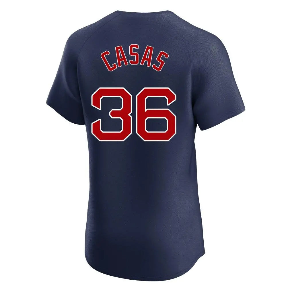 Boles B.Red Sox #36 Triston Casas Player Navy Limited Elite Home Game Stitched Jerseys