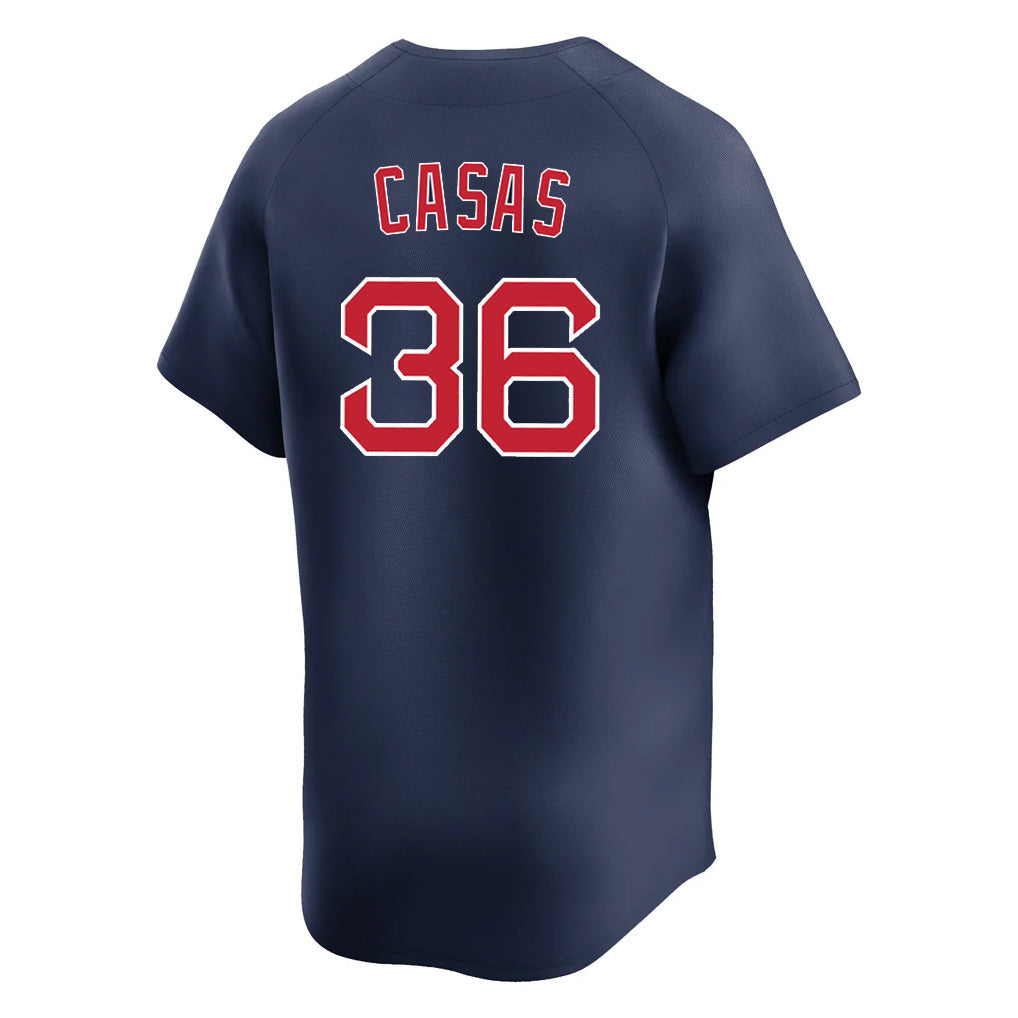 Boles B.Red Sox #36 Triston Casas Player Navy Limited Home Game Stitched Jerseys