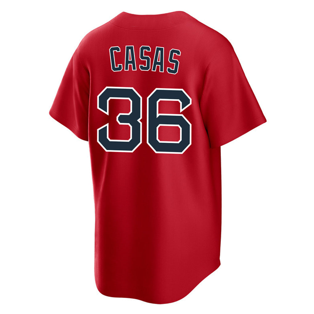 Boles B.Red Sox #36 Triston Casas Player Red Home Game Stitched Jerseys