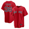 Boles B.Red Sox #36 Triston Casas Player Red Home Game Stitched Jersey