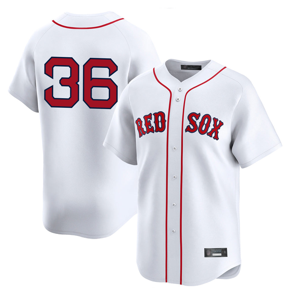 Boles B.Red Sox #36 Triston Casas Player White Limited Home Game Stitched Jersey