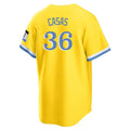Boles B.Red Sox #36 Triston Casas Player Yellow Home Game Stitched Jerseys