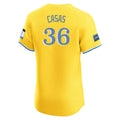 Boles B.Red Sox #36 Triston Casas Player Yellow Limited Elite Home Game Stitched Jerseys