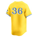 Boles B.Red Sox #36 Triston Casas Player Yellow Limited Home Game Stitched Jerseys