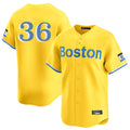 Boles B.Red Sox #36 Triston Casas Player Yellow Limited Home Game Stitched Jersey