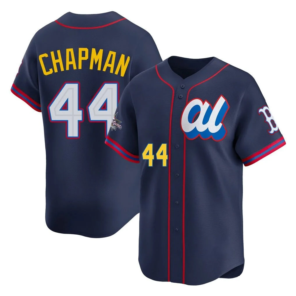 Boles B.Red Sox #44 Aroldis Chapman Player Navy American League All-Star Edition Game Stitched Jerseys