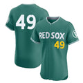 Boles B.Red Sox #49 Tim Wakefield Player Green City Connect Limited Elite Home Game Stitched Jerseys