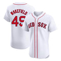 Boles B.Red Sox #49 Tim Wakefield Player White Limited Elite Home Game Stitched Jerseys