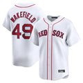 Boles B.Red Sox #49 Tim Wakefield Player White Limited Home Game Stitched Jerseys
