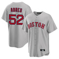 Boles B.Red Sox #52 Wilyer Abreu Player Gray Road Home Game Stitched Jerseys