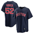 Boles B.Red Sox #52 Wilyer Abreu Player Navy Home Game Stitched Jerseys