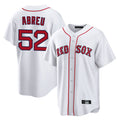 Boles B.Red Sox #52 Wilyer Abreu Player White Home Game Stitched Jerseys