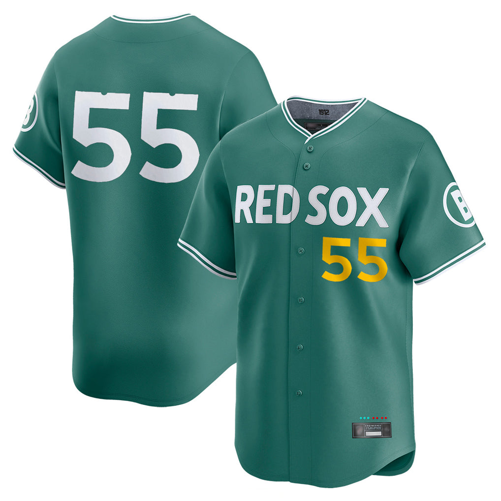 Boles B.Red Sox #55 Ranger Su¨¢rez Player Green City Connect Limited Home Game Stitched Jerseys