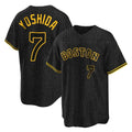 Boles B.Red Sox #7 Masataka Yoshida Player Black Snake Skin City Home Game Stitched Jerseys