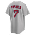 Boles B.Red Sox #7 Masataka Yoshida Player Gray Road Home Game Stitched Jerseys