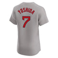 Boles B.Red Sox #7 Masataka Yoshida Player Gray Road Limited Elite Home Game Stitched Jerseys